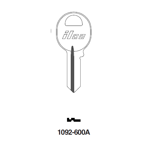 Master Lock M24 Key Blank ILCO 1092-600A Commercial Household 600K 