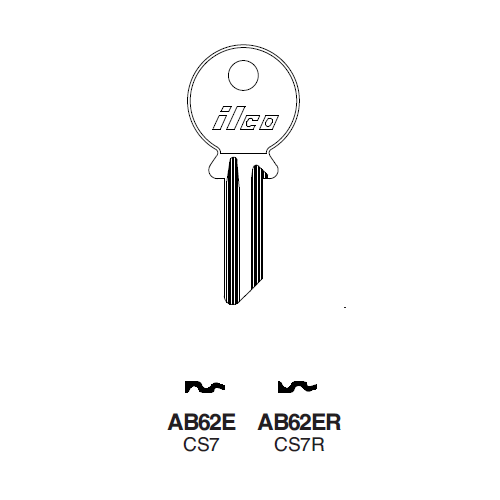 Key Blanklock Abus Abus Kbr 8540 Vnm08onw