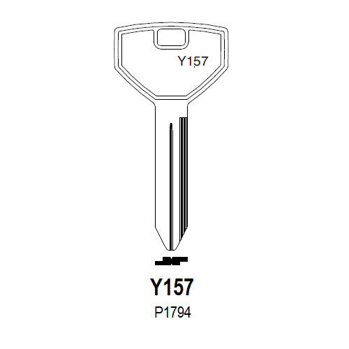 5 Uncut Keys New Key Blanks Y157 Chrysler Freightliner Key Blank